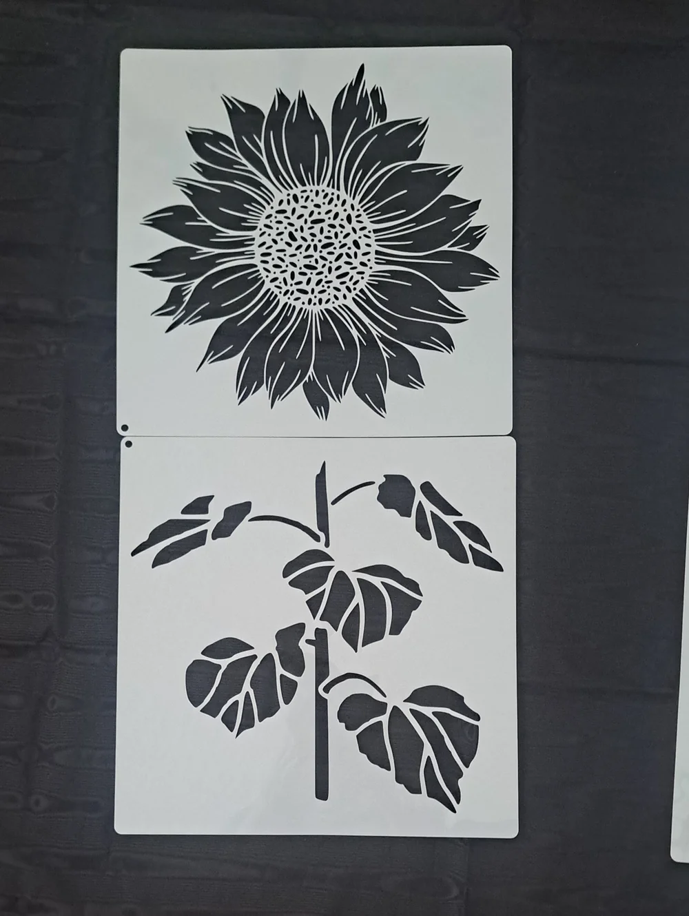 Sunflower Painting Stencils Flowers  Reusables Drawing Plants Home Decor